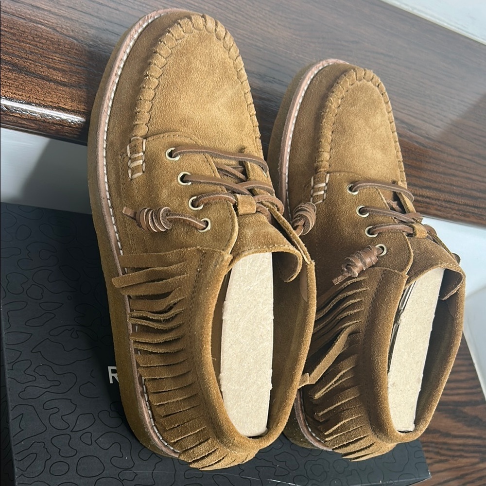 Rebecca Minkoff x Sperry Collab. Women’s Brown Fringe Chukka Suede Booties,9.5M - Picture 12 of 13